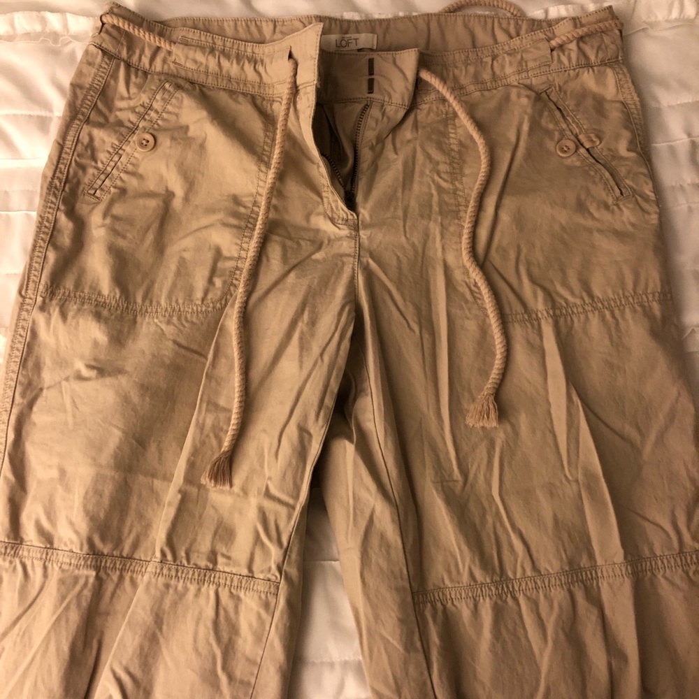 Loft drawstring jogger pant